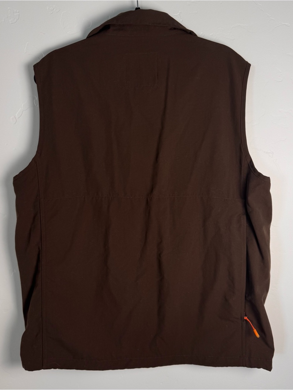 Vintage Aigle Actimum Technical Utility Vest Gilet Brown XL Gorpcore Fishing - Picture 13 of 16